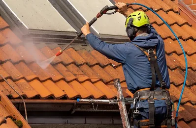 Démoussage et hydrofuge de toiture à Motteville